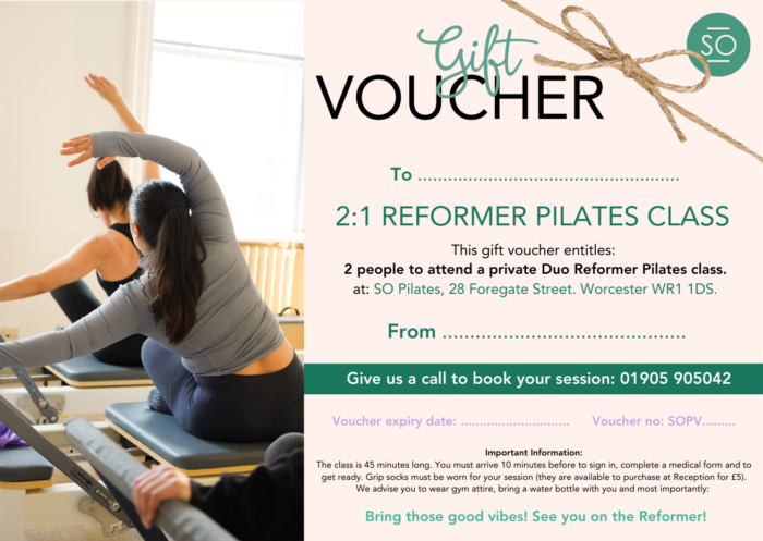 Gift Voucher Pilates - Worcester preview
