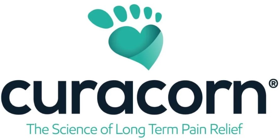 curacorn logo for dermal fillers for feet