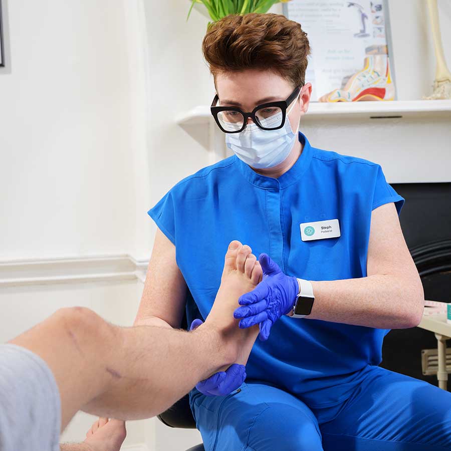 Fungal Nail Infection Treatment – 2752 – Podiatrist Assessing Ankle Joint Movement In Clinic Fungal Nail Infection Treatment - 2752 - Podiatrist Assessing Ankle Joint Movement In Clinic
