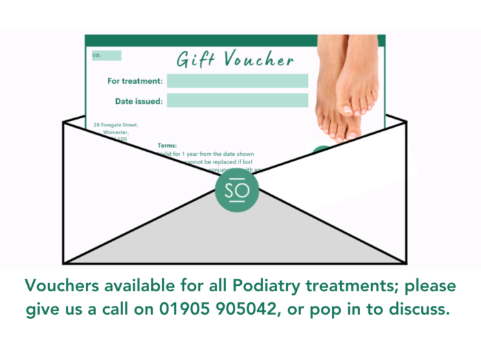 podiatry gift vouchers